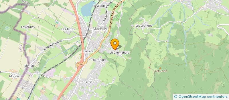 localisation de l'entreprise PURE BY CINDY  MACHILLY