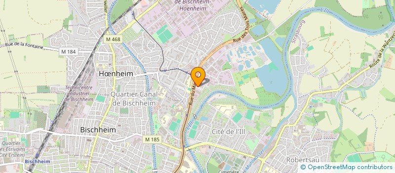 localisation de l'entreprise PURE CURIOSITE  SCHILTIGHEIM