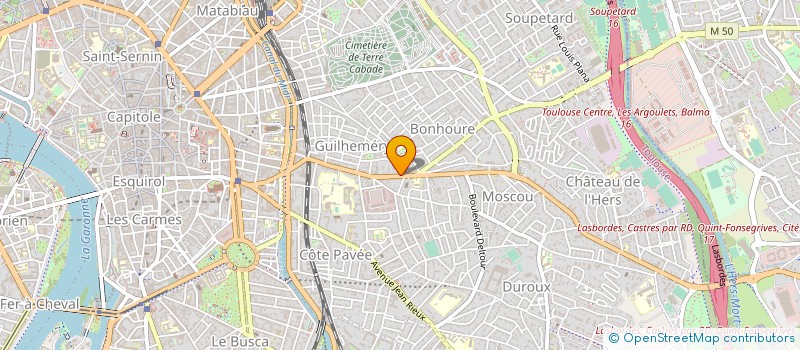 localisation de l'entreprise PURE DECO à TOULOUSE