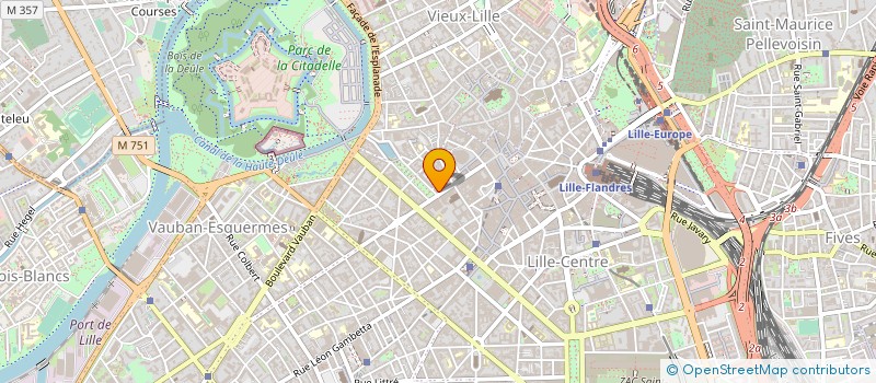 localisation de l'entreprise PURE DRINKS  LILLE