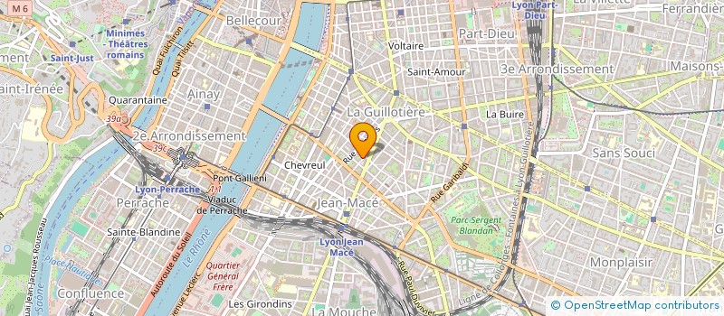 localisation de l'entreprise PURE EVENT SARL  LYON