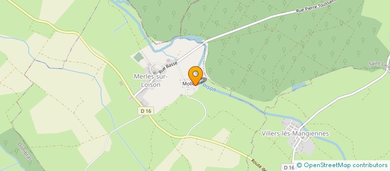 localisation de l'entreprise PURE FITNESS COSNES ET ROMAIN à MERLES-SUR-LOISON
