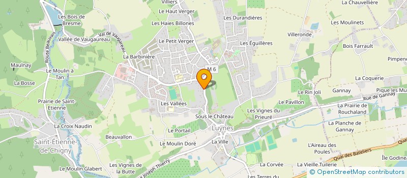 localisation de l'entreprise PURE HARMONIE  LUYNES