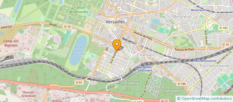 localisation de l'entreprise PURE LOCATION à VERSAILLES