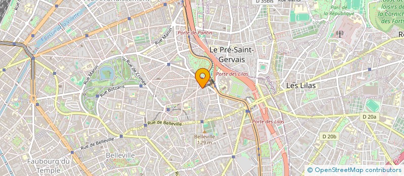 localisation de l'entreprise PURE PROD  PARIS