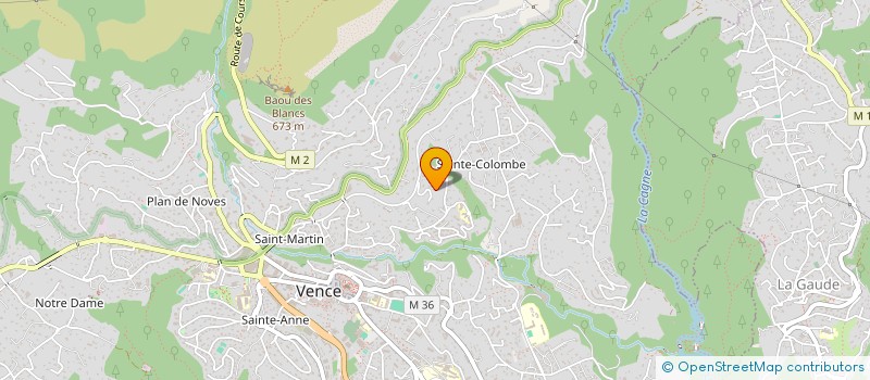 localisation de l'entreprise PURE SAUNA & SPA  VENCE