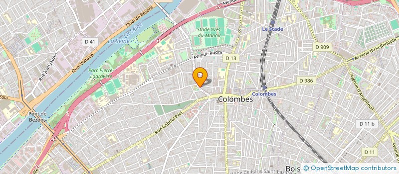 localisation de l'entreprise PURE SENSE  COLOMBES