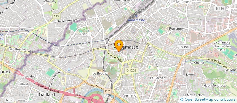 localisation de l'entreprise PURE SUN ENERGY à ANNEMASSE