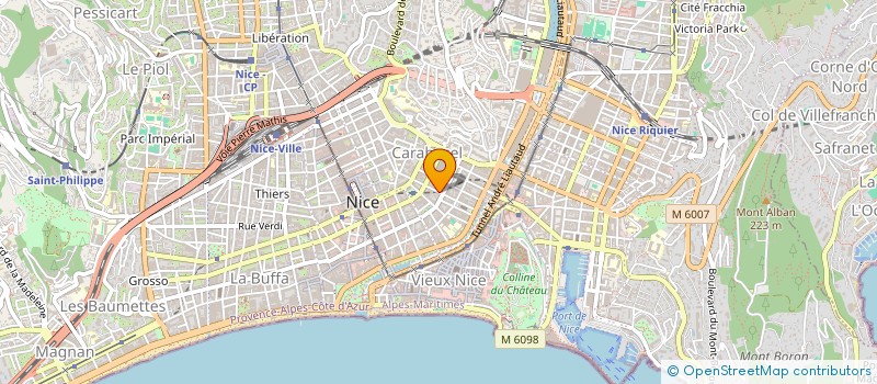 localisation de l'entreprise PURE-T à NICE