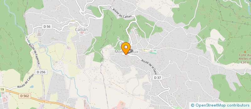 localisation de l'entreprise PURE.TEKNO  SEILLANS