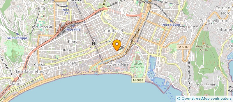 localisation de l'entreprise PURE & V à NICE