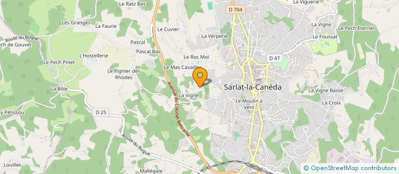 localisation de l'entreprise PURE VIRTUAL  SARLAT-LA-CANEDA