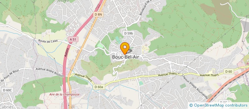 localisation de l'entreprise PURE WHITE  BOUC-BEL-AIR