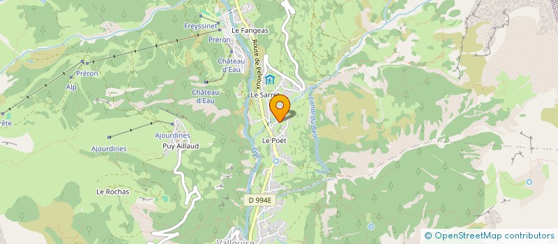 localisation de l'entreprise PURECANYONING  VALLOUISE-PELVOUX