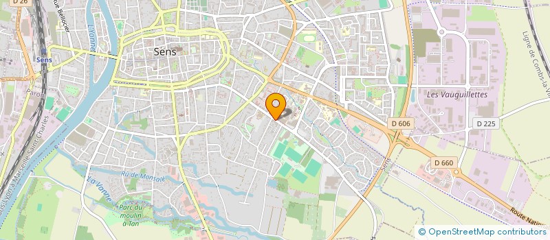 localisation de l'entreprise PURENET SOLUTIONS  SENS