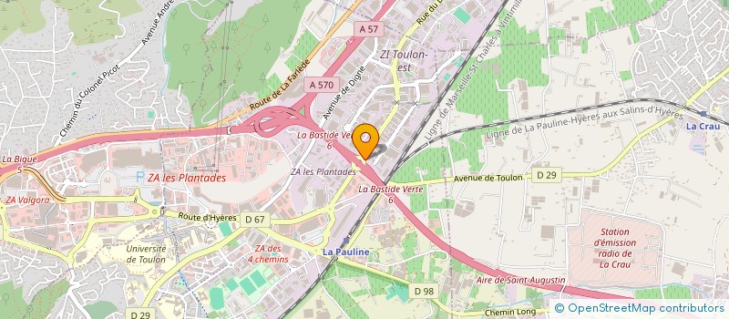 localisation de l'entreprise PURESSE à LA GARDE