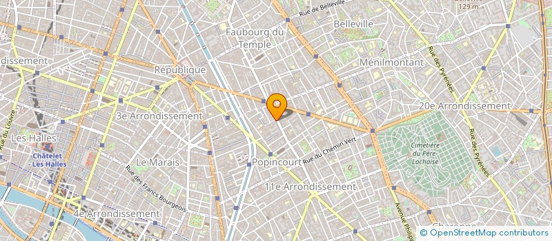 localisation de l'entreprise PURETANCHE à PARIS