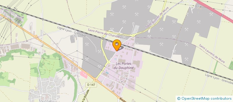 localisation de l'entreprise PURFER  SAINT-PIERRE-DE-CHANDIEU