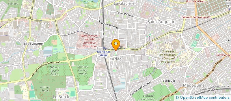 localisation de l'entreprise PURGATIO ENTREPRISE NETTOYAGE  MERIGNAC