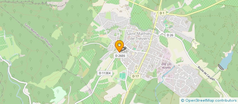 localisation de l'entreprise PURICELLI INVEST  SAINT-MATHIEU-DE-TREVIERS