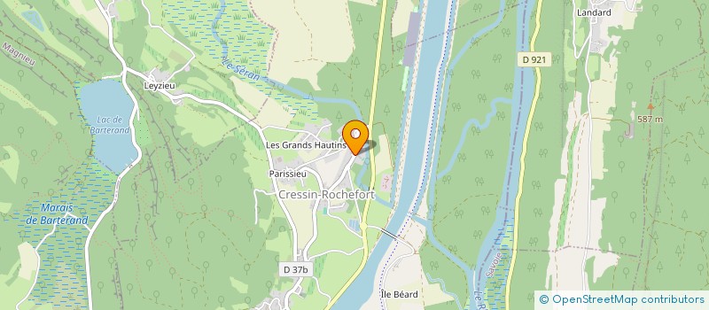 localisation de l'entreprise PURIFY  CRESSIN-ROCHEFORT