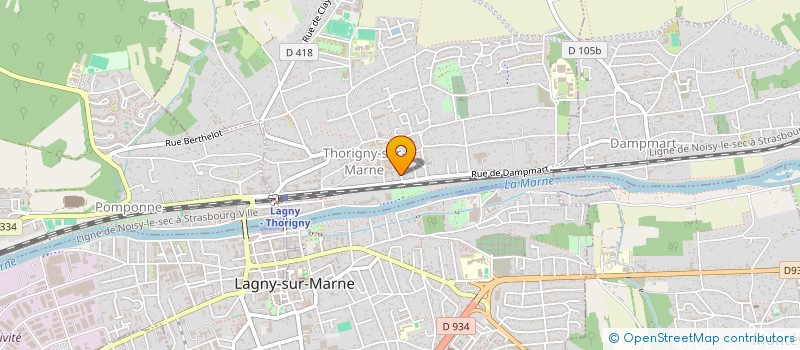 localisation de l'entreprise PURITY CLEANING  THORIGNY-SUR-MARNE