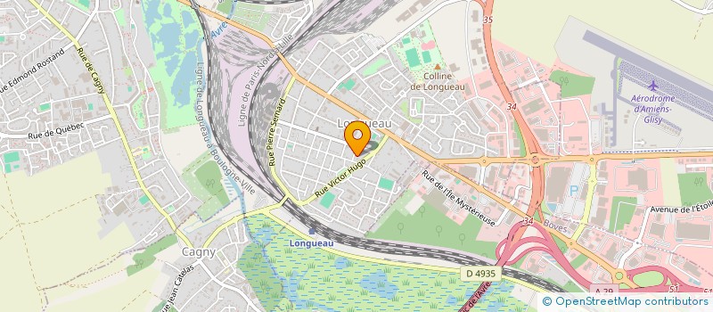localisation de l'entreprise PURNELLE ELECTRICITE à LONGUEAU