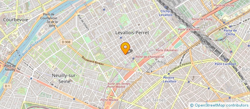 localisation de l'entreprise PURON à LEVALLOIS-PERRET