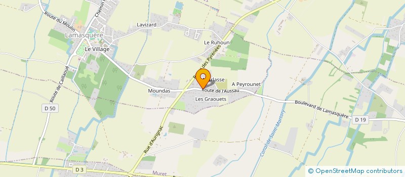 localisation de l'entreprise PURPAN FAMILY  LAMASQUERE