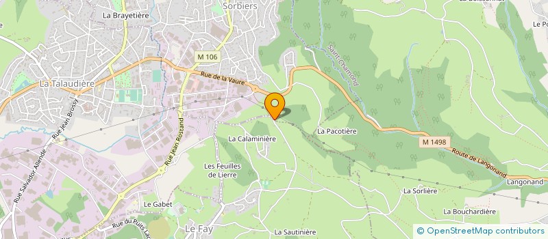 localisation de l'entreprise PURPLE  SAINT-JEAN-BONNEFONDS