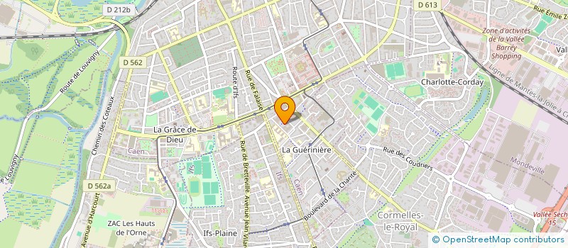 localisation de l'entreprise PURPLE à CAEN