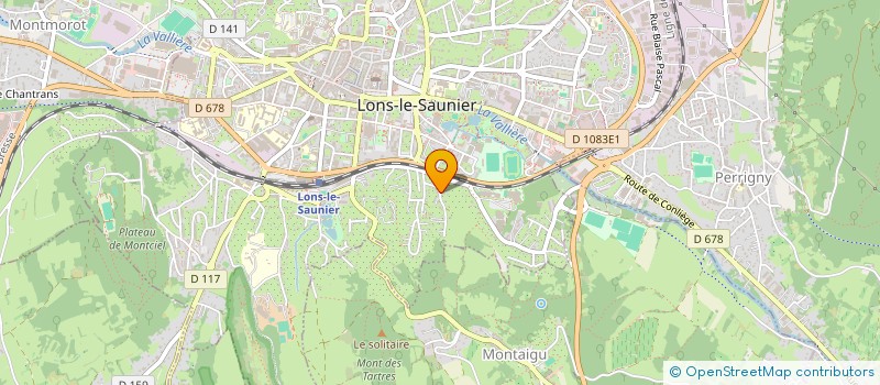 localisation de l'entreprise PURPLE BANANA à LONS-LE-SAUNIER