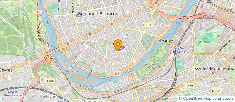 localisation de l'entreprise PURPLE HUMANOIDS à BOULOGNE-BILLANCOURT