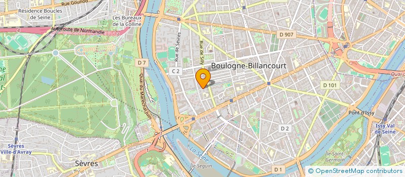 localisation de l'entreprise PURPLE'IT à BOULOGNE-BILLANCOURT