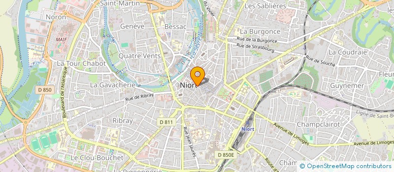 localisation de l'entreprise PURPLE LIFE à NIORT