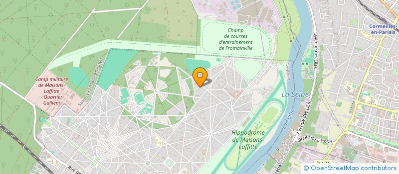 localisation de l'entreprise PURPLE LIONS  MAISONS-LAFFITTE