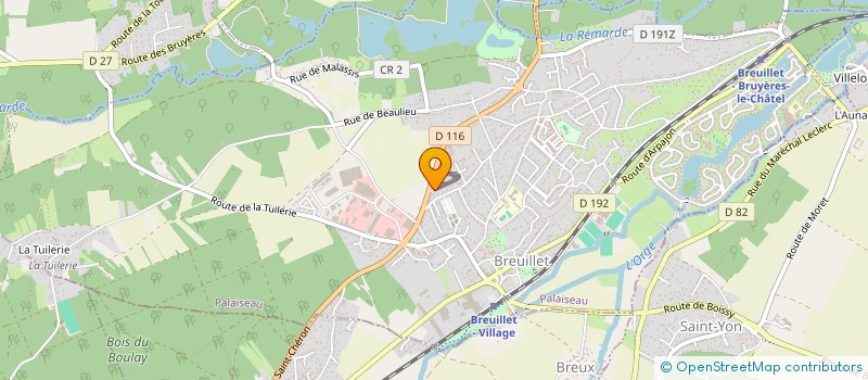 localisation de l'entreprise PURPLE MONEY BUSINESS  BREUILLET