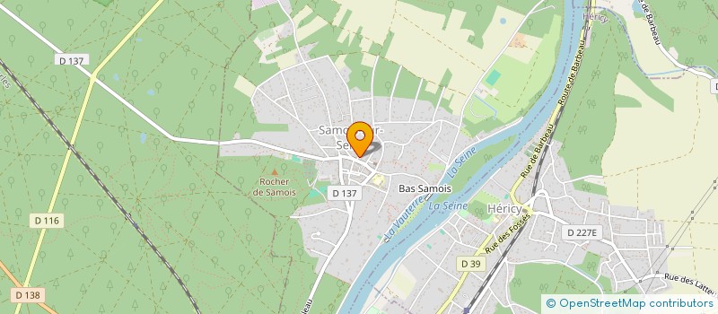 localisation de l'entreprise PURPLE PEPPER ILE DE FRANCE  SAMOIS-SUR-SEINE