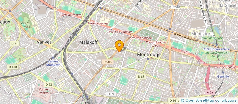 localisation de l'entreprise PURPLE & PONK  MONTROUGE