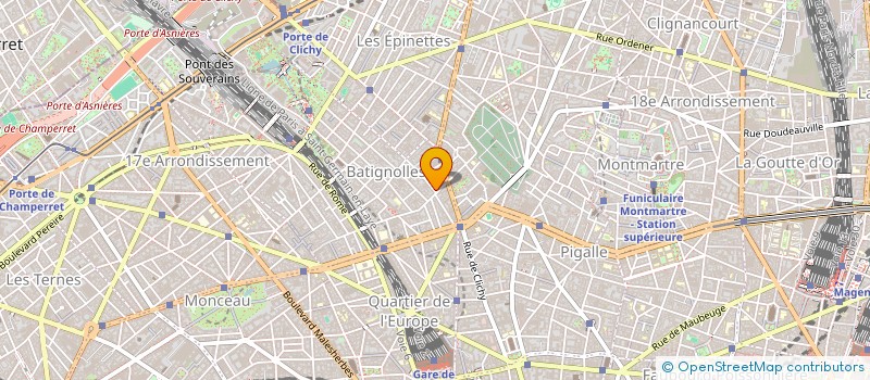 localisation de l'entreprise PURPLE PRODUCTIONS  PARIS