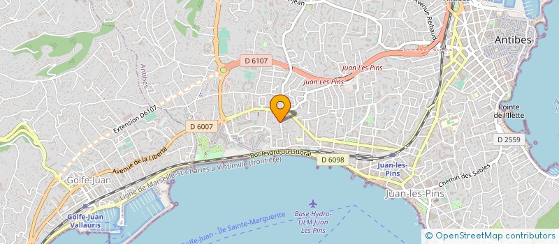 localisation de l'entreprise PURPLESYS à ANTIBES