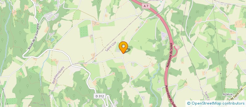 localisation de l'entreprise PURPLSOFT  SAINT-UZE