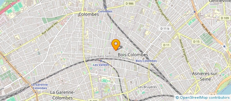 localisation de l'entreprise PURPOSE & BEYOND à BOIS-COLOMBES