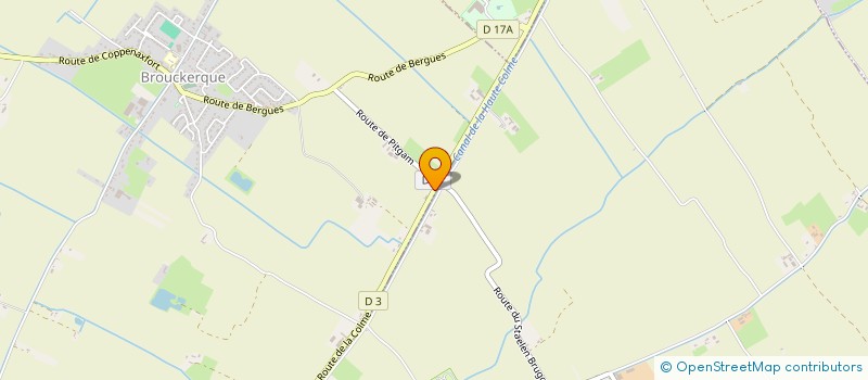 localisation de l'entreprise PUSCA BATIMENT  BROUCKERQUE