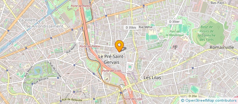 localisation de l'entreprise PUSH ALL HOLDING à LE PRE-SAINT-GERVAIS