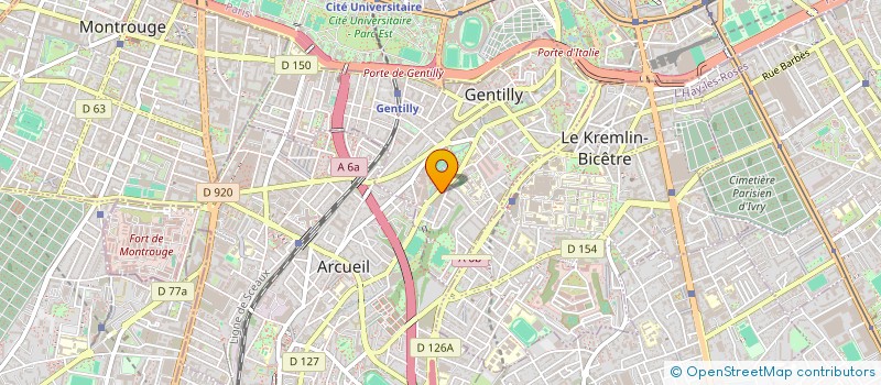 localisation de l'entreprise PUSH PULL à GENTILLY