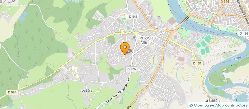 localisation de l'entreprise PUSHKAR  BELLERIVE-SUR-ALLIER