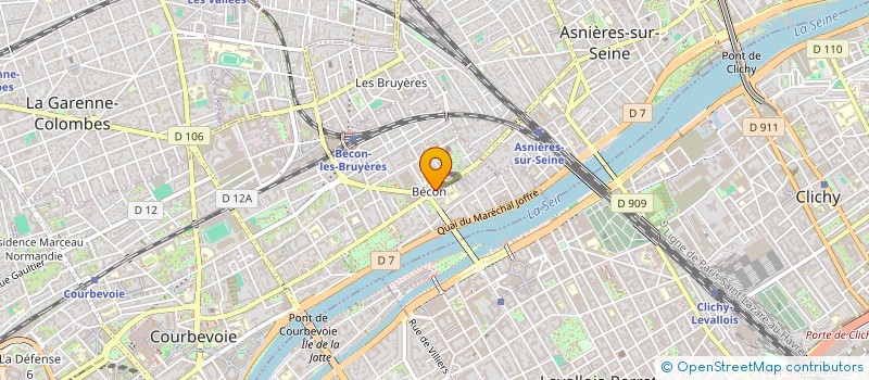 localisation de l'entreprise PUSHMESSENGER  COURBEVOIE