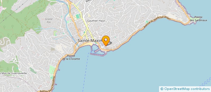 localisation de l'entreprise PUSHOOSE à SAINTE-MAXIME