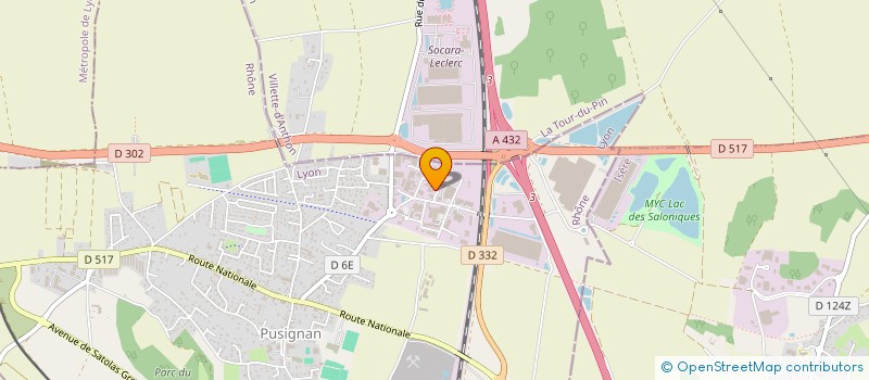 localisation de l'entreprise PUSIGNAN ECOLO J  PUSIGNAN